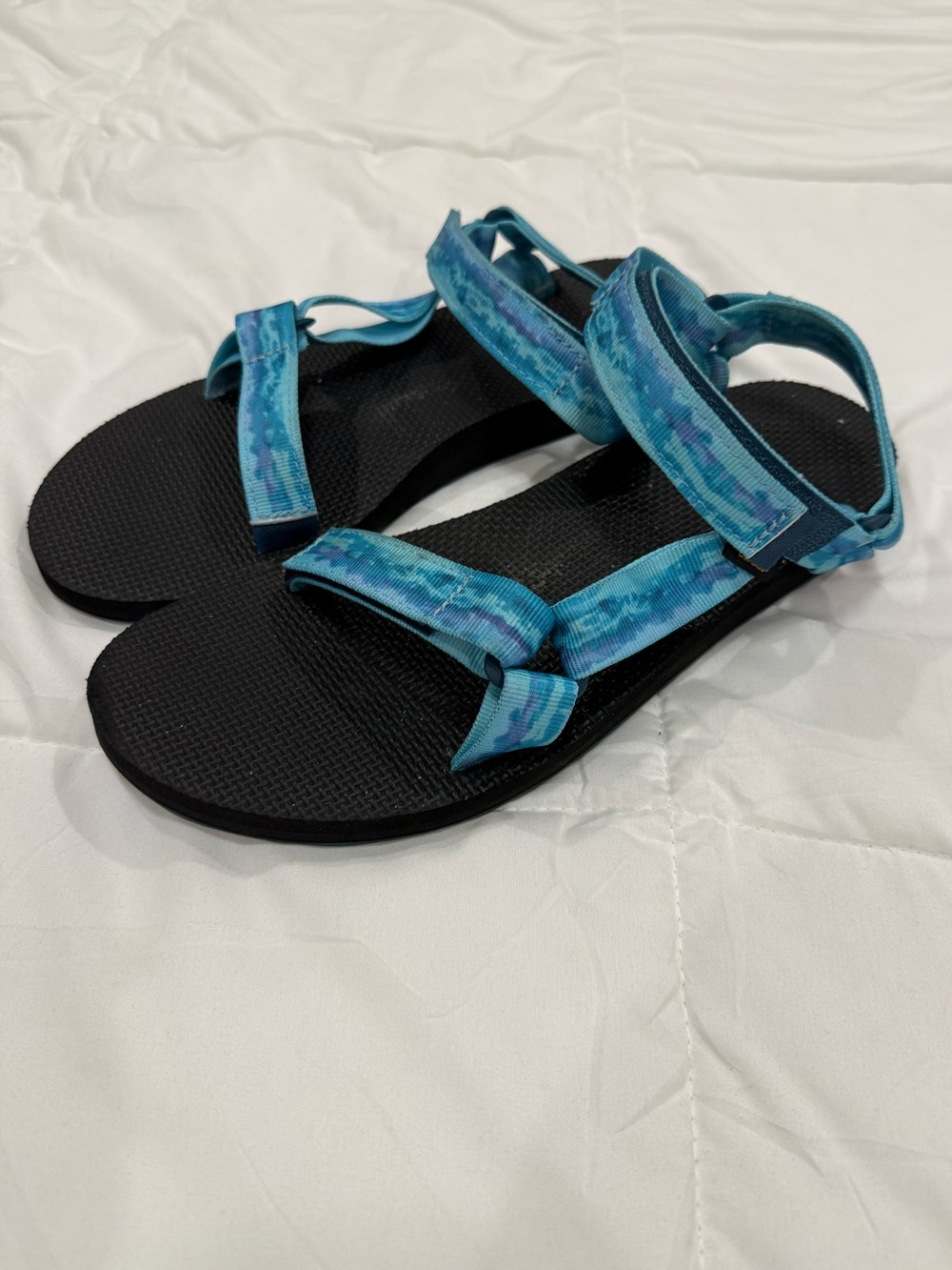 Teva Original Universal Sandals Blue Tie Dye Strappy Sport Women's Size 11